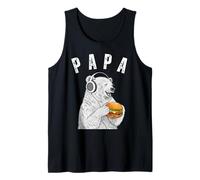 Hamburguesa con Queso Papa Bear Funny Dad Jokes BBQ Lovers Camiseta sin Mangas