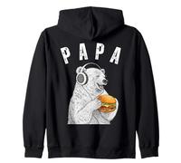 Hamburguesa con Queso Papa Bear Funny Dad Jokes BBQ Lovers Sudadera con Capucha