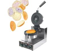 Hamburguesa, Gofrera Eléctrica para Hamburguesas, Prensa Panini Eléctrica Antiadherente De 1300 W, Temperatura Ajustable De 50 A 300 ℃ Calefacción De Doble Cara, Giratorio De 180 °, Temporizador De 5