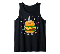 Hamburguesa Team Unicorn Hamburger & Cheese French Fries Camiseta sin Mangas