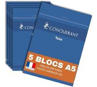 Hamelin 001 - Juego de 5 Blocs-notes A5 blanco