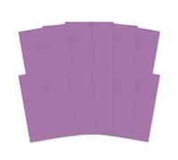 Hamelin - Paquete de 10 Cuadernos de ejercicios (A4, 8 mm, 48 páginas), color morado