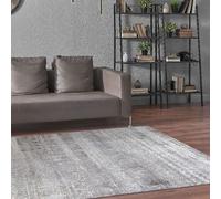 Hamid - Alfombra de Lana Alpes Contemporánea, Alfombra Moderna Suave, Alfombra Lana Grande para Salón, Dormitorio, Sala de Estar (Beige Gris, 230 x 160 cm)
