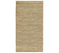 HAMID - Alfombra de Yute Giralda 100% Fibra de Yute Natural - Alfombra Suave y de Alta Resistencia - Tejida a Mano - Alfombra de Salón, Comedor, Dormitorio, Pasillo - (Blanco, 150x80cm)