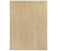 HAMID - Alfombra de Yute Granada 100% Fibra de Yute Natural, Alfombra Suave, Tejida a Mano, Alfombra de Salón, Comedor, Dormitorio, Pasillos, Entrada, Color Natural (400x300cm)