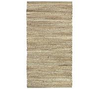 HAMID - Alfombra de Yute Nur, 100% Fibra de Yute Natural, Alfombra Suave, Tejida a Mano, Alfombra de Salón, Comedor, Dormitorio, Pasillos, Entrada, (D1, 110x60cm)