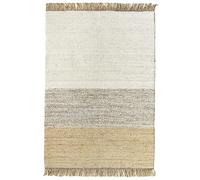HAMID - Alfombra de Yute Nur, 100% Fibra de Yute Natural, Alfombra Suave, Tejida a Mano, Alfombra de Salón, Comedor, Dormitorio, Pasillos, Entrada, (D2, 230x160cm)