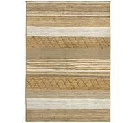 HAMID - Alfombra de Yute Sofía, 100% Fibra de Yute Natural, Alfombra Suave, Tejida a Mano, Alfombra de Salón, Comedor, Dormitorio, Pasillos, Entrada, (230x160cm)