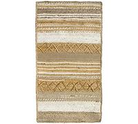 HAMID - Alfombra de Yute Sofía, 100% Fibra de Yute Natural, Alfombra Suave, Tejida a Mano, Alfombra de Salón, Comedor, Dormitorio, Pasillos, Entrada, (110x60cm)