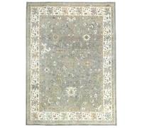 HAMID - Alfombra Gadea Verde, 100% Lana, Alfombra Oriental para Salón, Dormitorio.. (240x170)