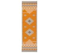 HAMID Alfombra Kilim Lori - Tejida a Mano en 100% Lana, Estilo Étnico Boho, Suave y Duradera, Ideal para Salón, Dormitorio y Comedor (250x80cm)