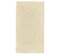 HAMID Alfombra Nansa Interior/Exterior Pet Reciclado - Lavable y Resistente al Agua - Ecológica y Sostenible - Ideal para Terraza, Jardín o Salón (150x80cm, Crema)