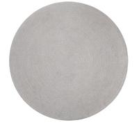 HAMID Alfombra Nansa Interior/Exterior Pet Reciclado - Lavable y Resistente al Agua - Ecológica y Sostenible - Ideal para Terraza, Jardín o Salón (200x200cm, Plata)