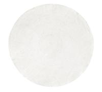 HAMID Alfombra Nansa Interior/Exterior Pet Reciclado - Lavable y Resistente al Agua - Ecológica y Sostenible - Ideal para Terraza, Jardín o Salón (120x120cm, Marfil)