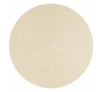HAMID Alfombra Nansa Interior/Exterior Pet Reciclado - Lavable y Resistente al Agua - Ecológica y Sostenible - Ideal para Terraza, Jardín o Salón (200x200cm, Crema)