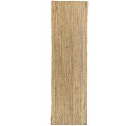 HAMID Alfombra Yute Alhambra Color Natural - Alfombra 100% Fibra de Yute, Trenzado a Mano, Alfombras de Salón, Comedor, Dormitorio, Pasillos, Color Natural (80x250cm)…