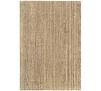 HAMID - Alfombra Yute Kerala, Alfombra 100% Fibra de Yute, Tejido a Mano, Alfombra de Salón, Comedor, Dormitorio, Pasillo, Color Natural (160x230cm)