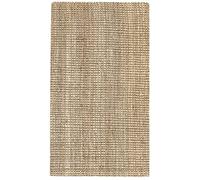 HAMID - Alfombra Yute Kerala, Alfombra 100% Fibra de Yute, Tejido a Mano, Alfombra de Salón, Comedor, Dormitorio, Pasillo, Color Natural (60x110cm)