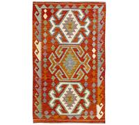 HAMID - Alfombras Kilim, Alfombra Kilim Herat, Alfombra Étnica, Alfombras Salón Kilim, Tejida a Mano, 100% Lana, Kilim de Salón, Dormitorio, Comedor (160x98cm)