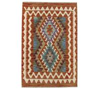 HAMID - Alfombras Kilim, Alfombra Kilim Herat, Étnica, Tejida a Mano, 100% Lana para Salón, Dormitorio, Comedor, (122x82cm)