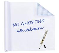 HAMIGAR Whiteboard Sticker for Wall 17.7" x 78.7" Whiteboard Wallpaper Peel and Stick Dry Erase Contact Paper Adhesive Board Whiteboard with 1 Marker