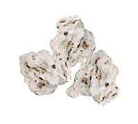 Hamiledyi Piedra de Roca de Agujero para Acuario, Adorno de Coral Blanco, Rocas de Base Marina para Acuario, Acuario, Piedra caliza Natural, decoración de Acuario para peceras, camarones acuáticos