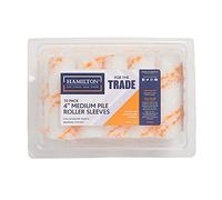 Hamilton 3281110-40 Manga de rodillo, blanco/naranja, 4 pulgadas