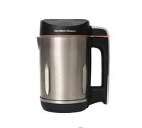 Hamilton Beach Máquina de sopa, licuadora de batidos y mermelada 3 en 1, 1.6 L, pantalla digital en ángulo de fácil lectura, sensor de agitación automática y derrame, hace 4-6 porciones de sopa, fácil