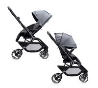 Hamilton by Yoop T1 Buggy - Asiento giratorio 360° - Tecnología MagicFold™ - Plegable - Ruedas reflectantes con suspensión - Incluye bolsa protectora y portavasos - Gris