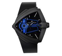 Hamilton Esfera Negra Cuarzo Casual Correa Caucho 50M H24614330 Hombre