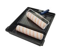 Hamilton For The Trade - Juego de 4 rodillos de pelo medio con bandeja, 12 pulgadas