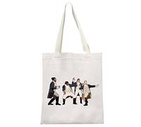 Hamilton Gift Broadway - Bolsa de maquillaje para teatro musical con cremallera para fanáticos, beige, M-L
