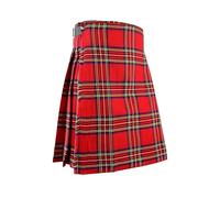 Hamilton Kilts - Kilt de tartán Royal Stewart, Vestido Tradicional escocés de tartán de Las Tierras Altas, Atuendo para Boda y Fiesta, W38