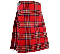 Hamilton Kilts - Kilt de tartán Royal Stewart, Vestido Tradicional escocés de tartán de Las Tierras Altas, Atuendo para Boda y Fiesta, W34