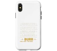 Hamilton, Lafayette, Mulligan, Laurens, Aaron Burr, Sir tee Carcasa para iPhone X/XS