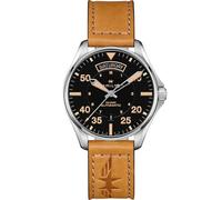 Hamilton Reloj de Pulsera analógico automático para Hombre, Color Caqui, Fabricado en Suiza