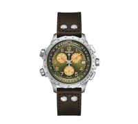 Hamilton Reloj de Pulsera para Hombre con cronógrafo de Cuarzo, Color Caqui aviación X-Wind GMT