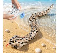 HAMINO Juguete anfibio teledirigido de serpientes de 64 cm, serpiente RC impermeable, juguete de broma para piscina, regalo de cumpleaños para niños y niñas a partir de 4-6 6-13 años