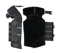 HAMISBEL Rodillera Rodillera Protectora for Motocicleta a Prueba de Viento con Tiras Reflectantes Protector de Rodilla de esquí Alargado for Invierno
