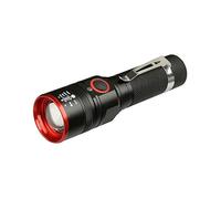 DAI QI Linterna Recargable USB XML-T6 Linterna Led Zoomable 3 Modos de antorcha para 18650 con Cable USB Camping