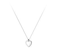 Hamkaw Collar Corto con Colgante De Corazón Romántico A La Moda De Plata De Ley 925 para Mujer, Joyería Fina para Fiesta De Boda S925