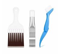 HAMKU 3 PCS kit limpieza aire acondicionado peine radiadores Aire Acondicionado Peine Aleta de Condensador de Aire Acondicionado para Limpiar Enfriador evaporador