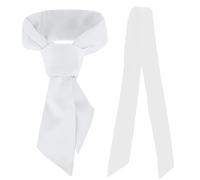 HAMKU Accesorios disfraz cocinero adulto, Bufanda de chef que absorbe el sudor, Toalla de sudor para camarero de catering, Adecuado para cocina, restaurante, cafetería (Blanco)