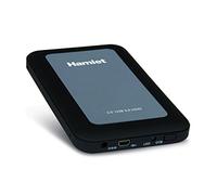 Hamlet Box 2 5 Usb3.0 Espejo Resistente Negro