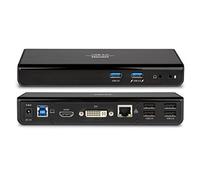 Hamlet Estación de acoplamiento NTB – USB 3.0, HDMI, DVI, Hub, LAN