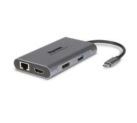 Hamlet Estación de acoplamiento USB-C PD400D 85W 2x HDMI GigE