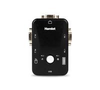 Hamlet hnkvm3u negro interruptor kvm - periférico de entrada (1920 x