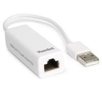 Tarjeta de Red Hamlet HNU2F100 USB 100 Mbps Alámbrica Compacta Blanco