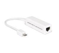 Hamlet hnumf100 - Adaptador Micro USB a LAN 10/100 Tarjeta Red RJ45 para Tablet PC y Smartphone Android