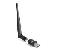 Hamlet HNW600ACU adaptador y tarjeta de red WLAN 600 Mbit/s - Accesorio de red (Inalámbrico, USB, WLAN, Wi-Fi 5 (802.11ac), 600 Mbit/s, Negro)